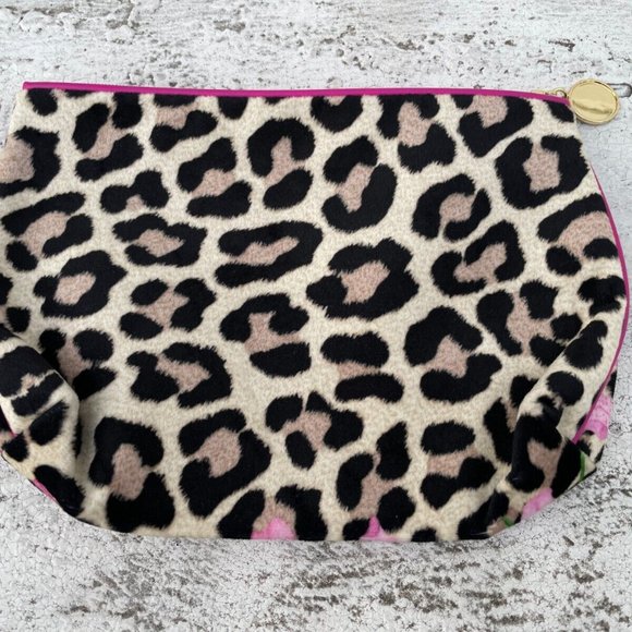 ESTEE Lauder Make Up Pouch Bag Dragonfly Multi Color Print Purse Cosmetic Bag - Picture 4 of 9